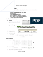 Formulario de Viga