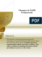 Recent Changes in FASB Framework