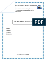 Análisis crítico Ley 861-1996 reconciliación nacional