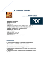 Un Paseo para Recordar PDF