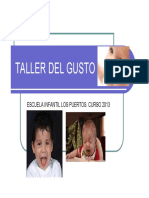 Taller Del Gusto: Escuela Infantil Los Puertos. Curso 2013
