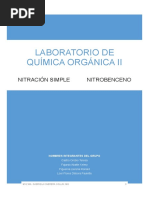 6 Nitracion Simple - Nitrobenceno