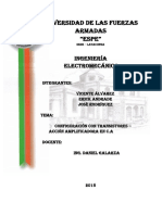 Configuraciones Con Transistores Acción Amplificadora en CA