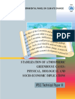 Stabilization of Green House Gases