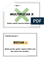 carteles multiplicar