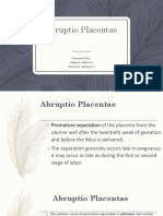 Abruptio Placentae (Autosaved)