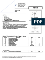 RF & Microwave Transistors for UHF Mobile Apps