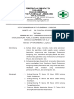 8.6.1.1 SK Memisahkan Alat Yang Bersih Dan Alat Yang Kotor, Alat Yang Memerlukan Sterilisasi, Dan Perawatan Alat