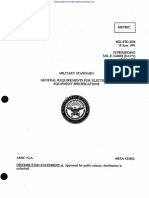 Military Standard for Electronic Equipment Specifications