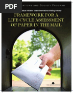 Download Framework for a Life Cycle Assessment of Paper in the Mail by Communications and Society Program SN39353012 doc pdf