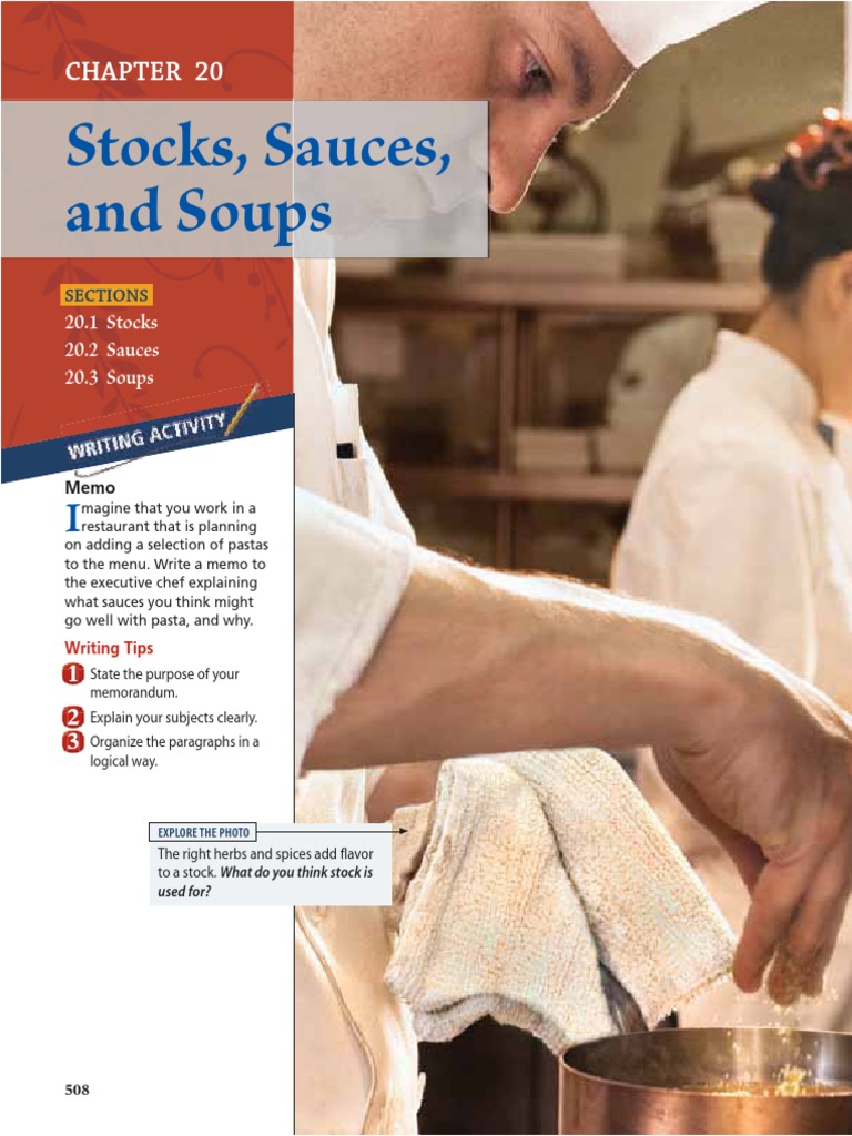 Stock Sauce PDF | PDF | Sauce | Tomato Sauce