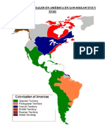 Dominios Coloniales en América en Los Siglos Xvii y Xviii