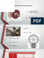 RELACION DE TRANSMISION