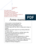 PrayersOrPanalangin - Our Father - Ama Namin - The Apostle - Screed - Hail Mary - abaginoongMaria.diosTeSalve - angelOfGod.anghelNaTagatanod - tableBlessingInEnglish.tableBlessingInTagalog