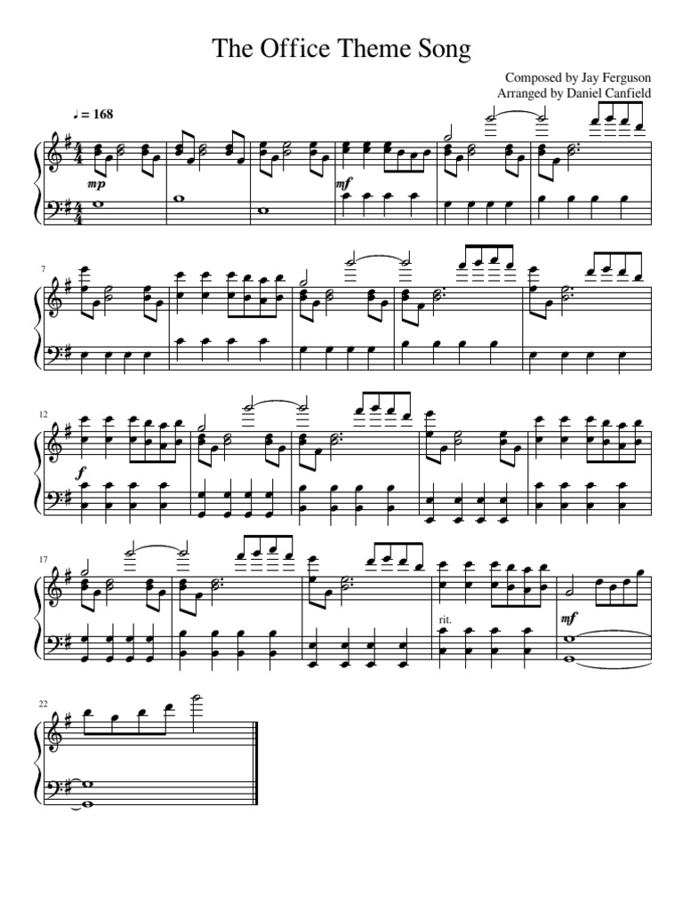 The Office Theme PDF Leisure