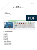 Deber #1 Prender LEDS en Secuencia: Pineda Jos e