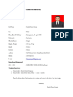 Curriculum Vitae Personal Details