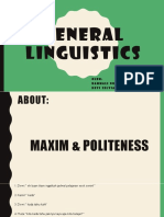 General Linguisics