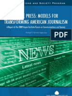 Of The Press Models For Transforming American Journalism