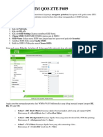 Cara Setting WMM Qos Zte f609