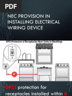 Pec Provision in Installing Electrical Boxes