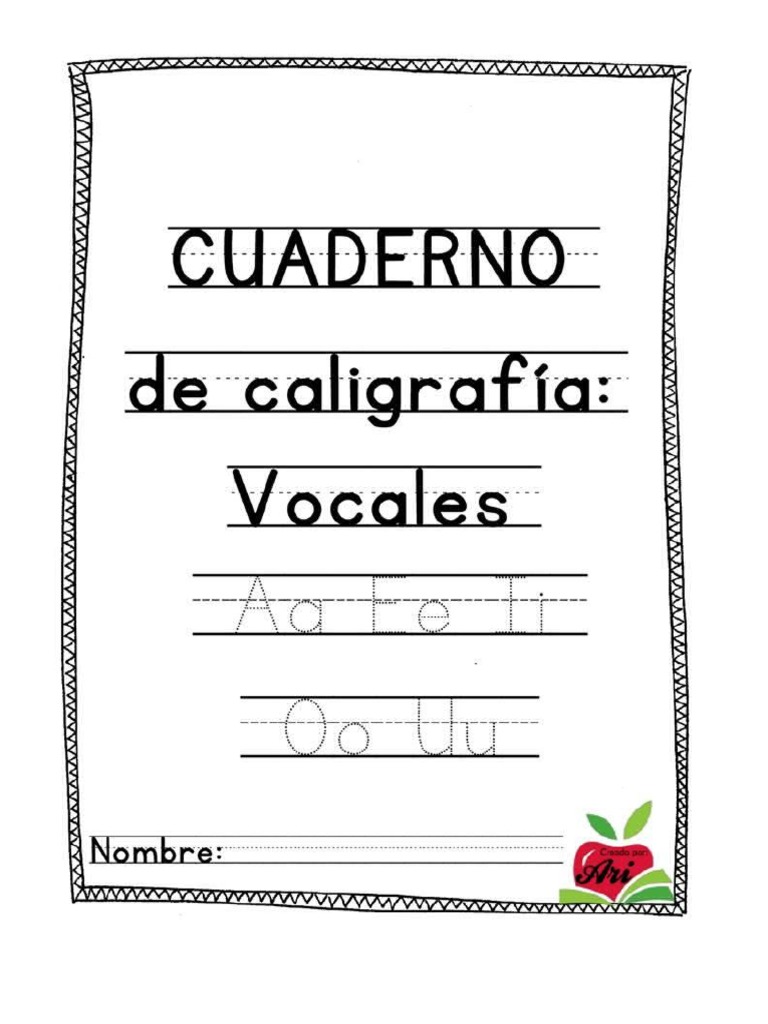Actividades de Vocales Lecto Escritura | PDF