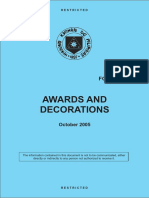 FC 1-0062 Awards & Decorations