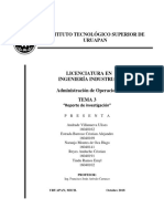 Instituto Tecnológico Superior de Uruapan: "Reporte de Investigación"