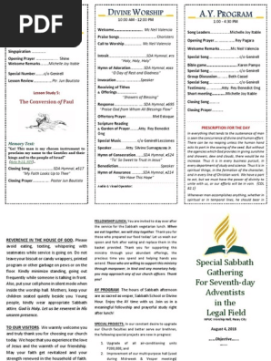 Church Program