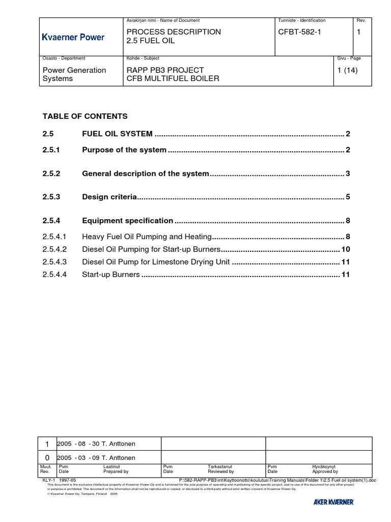 2.5 Fuel Oil System PDF Fuel Oil Diesel Engine