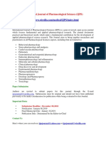 International Journal of Pharmacological Sciences (IJPS)