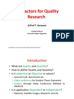 UNY - Key Factors For Quality Research