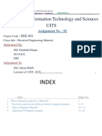 University of Information Technology and Sciences Uits: Assignment No.: 01