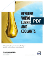 Volvo Lubricants and Coolants for Maximum Machine Performance