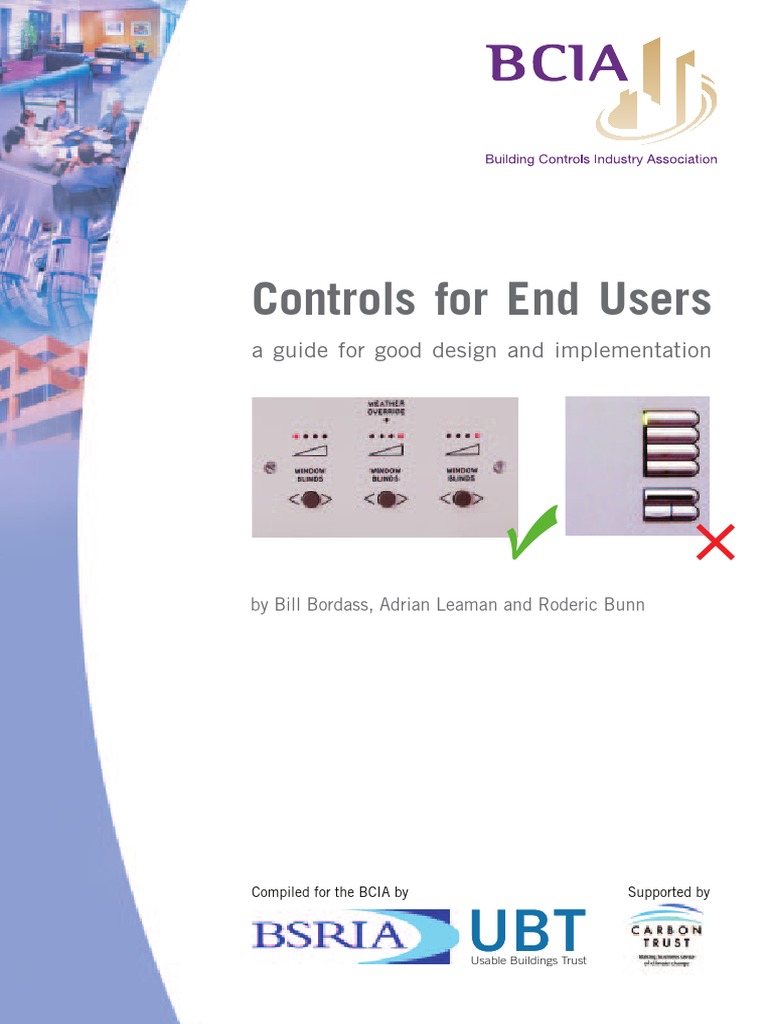 BSRIA 2007 - Controls For End Users | Download Free PDF | Usability ...