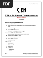 CEHv10 Course Outline