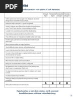 Soft Skills Checklist: A B C D