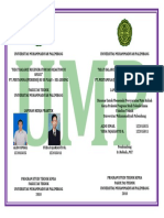 FORMAT CD Laporan Kerja Praktek