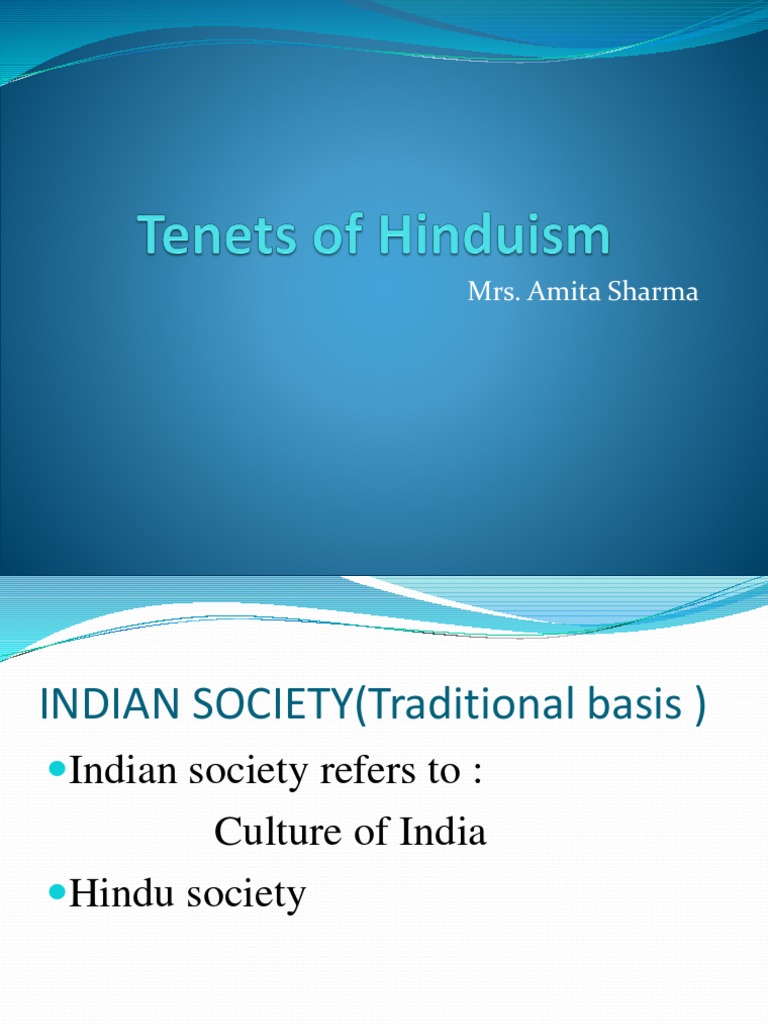 Traditional Foundations of Indian Society | PDF | Traditions | Moksha