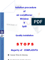 9 Education Installation Procedure of Split Airconditioners
