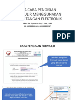 Tatacara Pengsian Dokumen Elektronik