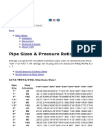 Pipe Sizes & Pressure Ratings PDF