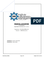Financial Accounting Assignment Chapter 4