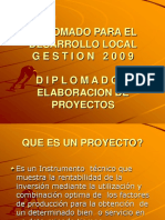 Cursos de Proyectos i