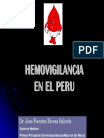 Hemovigilancia en Perú Jose Fuentes