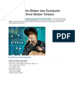 Biodata Justin Bieber Dan Kumpulan Foto Justin Drew Bieber