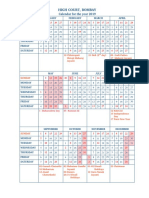 HC of Telangana and Andhra Pradesh Calendar 2017 | PDF
