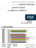 Fingerprint Terminal Ac-2000 & Ac-2100Plus: Installation & Wiring Guide