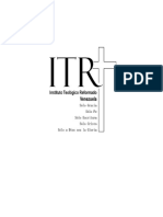 Materias, Programacion y Pensum Licenciatura Teologica ITR