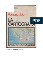 La definición y objetivos de la cartografía según Fernand Joly